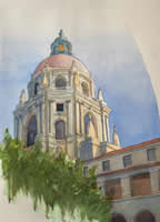 Pasadena City Hall Dome by Jeffrey S. Tompkins